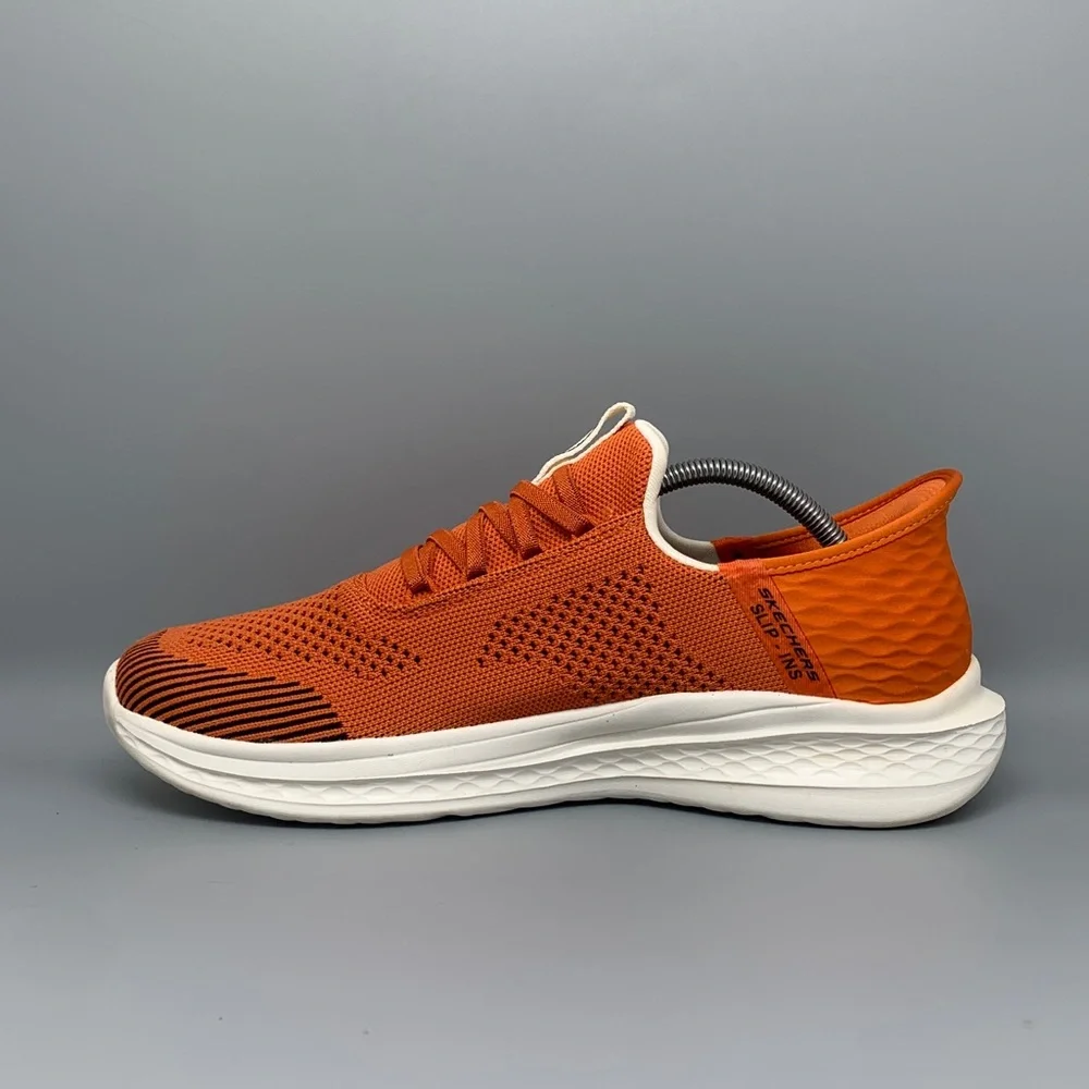 Skechers Slip-Ins Orange Walking Shoes‎ 210810 Men’s Sz 10.5